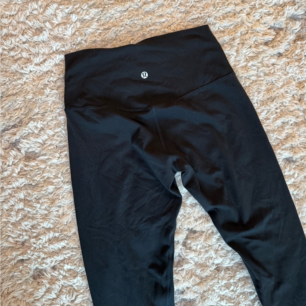 lululemon athletica size 6 black align leggings